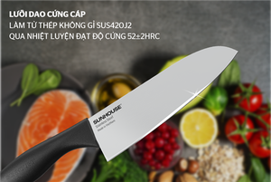 ECO FAMILY Sunhouse KS-KN165EK High Quality Multi-Purpose Metal Kitchen <b>Knife</b> Essential Tool for the Home Kitchen - Product Image 2