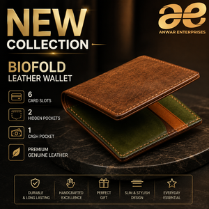Brown Slim <b>RFID</b> Blocking PU Bifold <b>Wallet</b> with Zipper Closure <b>for</b> <b>Men</b>-Fashion Card Holder Promotional Gift - Product Image 1