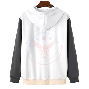 เสื้อฮู้ดดี้ผู้ชายไซส์ใหญ่พิเศษ คุณภาพพรีเมียม สำหรับฤดูหนาว ผ้าฟลีซกันลม พร้อมโลโก้สั่งทำได้ - Product Image 2