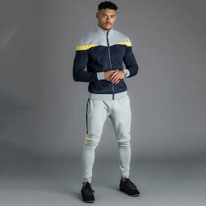 Ensemble de survêtement personnalisé Sweat à capuche pour homme à fermeture éclair complète et pantalon de jogging Fabricant de marque privée OEM en mélange de coton de qualité supérieure. - Product Image 5