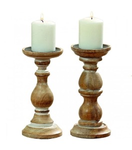Handmade Handcrafted Wooden Candle Stand for <b>Christmas</b> Home Decor 100% Best Quality Hot Selling Wood Candle Holder For Sale - Product Image 1