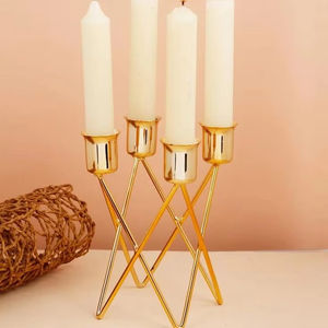 Bougeoir 2026 pour décoration de Noël, design classique, bougeoir en métal pour la maison, l'hôtel et la décoration de table, décoration d'intérieur - Product Image 1