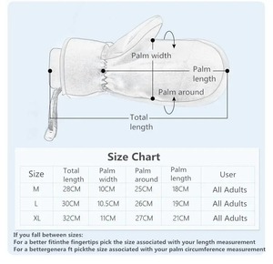 Alta calidad duradera Mejor tasa Invierno Nieve ciclismo Guantes Hombres cálidos A prueba de viento Impermeable para guantes de esquí La mejor calidad - Product Image 6