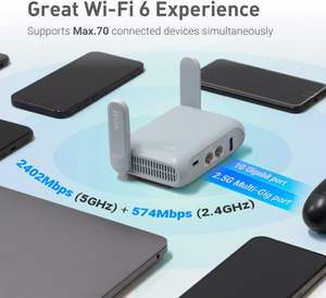 GL-MT3000 Mini Router de Viaje Nuevo 5G con Wireguard, Gateway Cliente/Servidor, QoS, Firewall, Solución IoT y Streaming - Product Image 2
