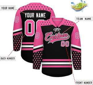 Maillot de Hockey sur glace sublimé hommes personnalisé à manches longues séchage rapide uniforme OEM Teamwear usine fournisseur en gros 2025 - Product Image 3