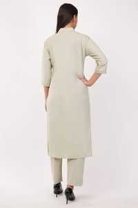 Ethnic India Pakistan Collection Latest Women's Cotton Casual Stretchable Ready Wear Izzu International <b>Kurti</b> Low Price for Sale - Product Image 2