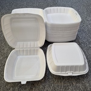 Usine 9*9 pouces jetable PS mousse alimentaire conteneur/plateaux fabriqués au Vietnam alimentaire conteneur stockage meilleurs produits de vente 2025 - Product Image 4