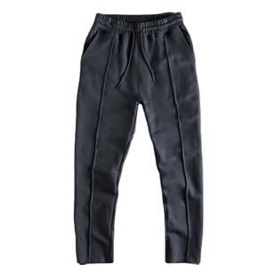 กางเกงขาตรงแบบพรีเมี่ยมผ้าถักขนาด250กรัมกางเกงขายาวของผู้ชายกางเกงระบายเหงื่อระบายอากาศได้ดีออกแบบได้ตามต้องการ - Product Image 1