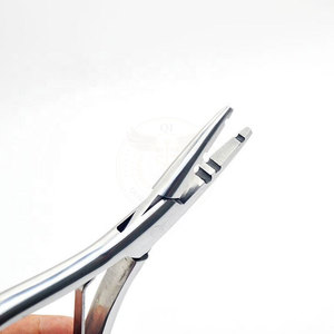 Herramienta profesional de pinzas para extensiones de cabello con microanillos, para aplicación y extracción de cuentas, para venta en línea. - Product Image 3