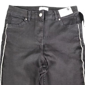 <b>Men's</b> High Quality Mid Gray Plaid Straight Jeans Enzyme Wash 100% Cotton Lace Detail Softener Side Pockets Casual Breathable - Product Image 1