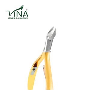 Coupe-ongles et pince à cuticules professionnels en acier inoxydable Vina VNC-08V pour manucure/pédicure des doigts et des orteils, qualité supérieure, vente en gros - Product Image 6