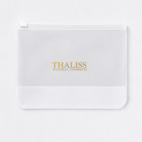 Sacs à fermeture éclair en EVA imprimés sur mesure pour l'emballage de bijoux, pochettes en EVA givrées refermables pour boucles d'oreilles, bagues, breloques et accessoires