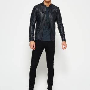 <b>Men's</b> High Street Sheepskin <b>Aviator</b> <b>Jacket</b> with Removable Faux Fur Collar Warm <b>Leather</b> Full Zipper Weather <b>jacket</b> for <b>men</b> - Product Image 4