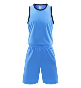 Uniforme de basket-ball brodé personnalisé de haute qualité ensemble unisexe pour adultes respirant grande taille logo imprimé pas cher en gros - Product Image 6