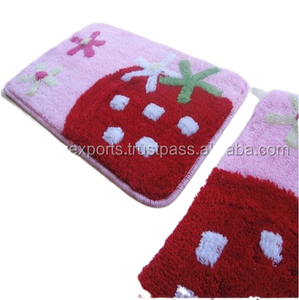 Qualité assurée taille personnalisée polyester tapis multicolores tissés à la main tapis à usage domestique fabriqués en inde bas prix à vendre - Product Image 2