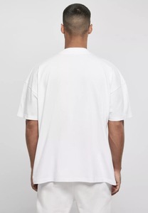 Camiseta extragrande con cuello simulado para hombre, 100% algodón liso con hombros caídos - Product Image 4