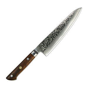 Cuchillo de Chef Japonés de Damasco Personalizado al por Mayor, OEM ODM, Acero con Alto Contenido de Carbono, Mango de Madera, Ambidiestro, Apto para Lavavajillas - Product Image 1