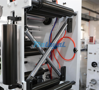 Automatique 6 7 8 9 10 Couleur Pleine Servo-Driven Pétale Type Flexo Unité PVC Film Étiquette Papier Machine D'impression De Coupe pour Bouchon De Bouteille