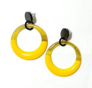 Pendientes de Resina Roja de la Mejor Calidad para Damas, Pendientes de Resina Elegantes con Piedra de Perla, Venta al por Mayor de Artesanías de Resina Bh - Product Image 6