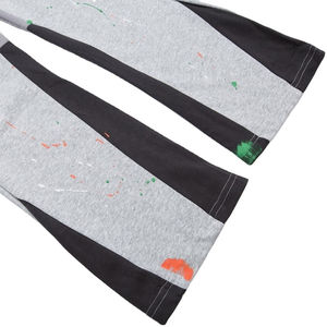 <b>Wide</b> <b>Leg</b> <b>Men</b> Flare Pants High Waist 100% Organic Cotton Canvas Heavyweight Relaxed Fit Flexible Comfort Breathable Windproof - Product Image 6