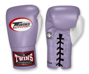 Professional Custom Twins Lace Up Boxing Competition <b>Gloves</b> Top Selling Training Kickboxing Muay Thai Full Finger Non Slip <b>Glove</b> - Product Image 2