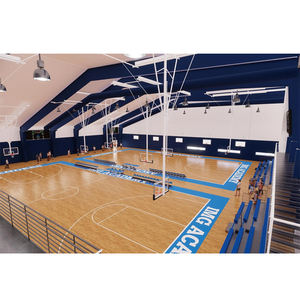 Edificios deportivos prefabricados <span class=keywords><strong>Gymnase</strong></span>/Cancha de bádminton con estructura de acero - Product Image 5