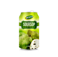 WANA Vietnam Premium 330ml Gesteriliseerde Versgeperste Ananas-Watermeloen Puree Fruitdrank Kant-en-klaar