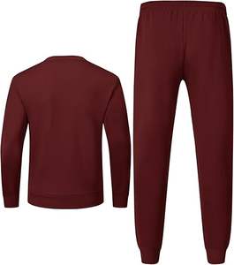 ชุดวอร์มลำลองผ้าฟลีซผสมสแปนเด็กซ์และผ้าฝ้าย ซับเหงื่อ ลายพิมพ์ด้วยความร้อน ดีไซน์ 2 in 1 สำหรับฤดูใบไม้ร่วง - Product Image 3