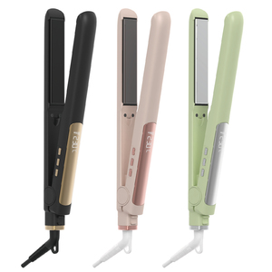 Plancha de pelo eléctrica de aluminio y cerámica de turmalina con función de <span class=keywords><strong>iones</strong></span> <span class=keywords><strong>negativos</strong></span> <span class=keywords><strong>para</strong></span> hoteles o uso doméstico - Product Image 4