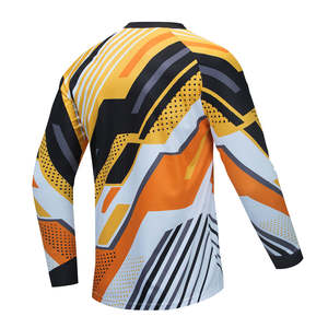 Maillot de Ciclismo Deportivo de Manga Larga para Hombre, Transpirable, Cortavientos, de Secado Rápido, Ligero, para Ciclismo al Aire Libre, Motocross, Otoño - Product Image 2