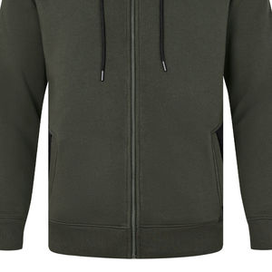 Sweat à capuche unisexe haute qualité personnalisable XL hiver respirant imperméable et coupe-vent en tissu polaire avec fermeture éclair Impression numérique solide - Product Image 3