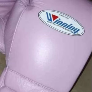 Guantes de Piel con Cordones de Color Rosa Claro, Diseño OEM, Correa de Muñeca Ajustable, Absorben la Humedad, para Boxeo, MMA, Kickboxing, Sanda - Product Image 3