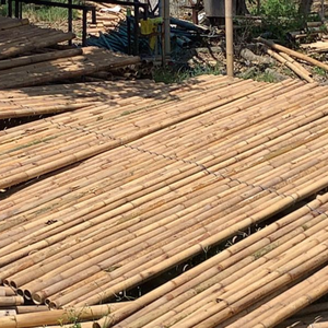 Eco-Friendly <b>Bamboo</b> Farm Fence with Treated Wood Frame for Agriculture Projects - Product Image 2