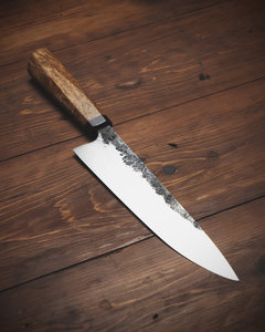 มีดดามัสกัสสำหรับใช้ในครัวมีด้ามจับไม้ - Product Image 2