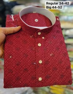 ชุดนอน Kurta ดีไซเนอร์ของผู้ชายโดยผ้า fabzone - Product Image 2