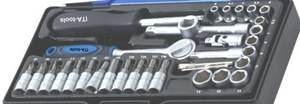 ITA <b>Tools</b> OEM Hand <b>Tool</b> Set 1/4" 36PCS Socket Wrench CV Steel Hard Case - Product Image 5