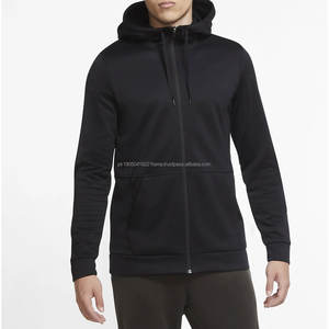 Sweat-shirts d'hiver pour hommes avec fermeture éclair, 100 % coton molletonné, haute qualité, coupe oversize à épaules tombantes, toutes tailles disponibles, fabriqués en usine - Product Image 1