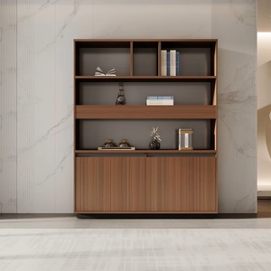 Modular Melamine Industrial Design Filing Cabinet <b>Office</b> Furniture Bookcase Matching CEO Desk for School Hospital Home <b>Office</b> St - Product Image 1