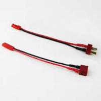 Amass Original Deans T Plug Câble de rallonge mâle à femelle Heavy Duty 12AWG Faisceau de câbles en silicone pour connexion électrique