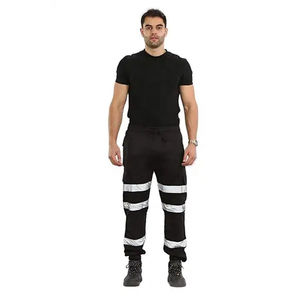 Pantalon de travail de sécurité personnalisable haute visibilité pour hommes Cargo tactique robuste avec logo personnalisé vente en gros qualité régulière - Product Image 3