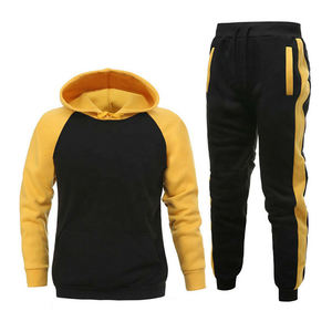 High Quality Black Joggers Training Custom Blank Track Suit Men Sport Set <b>Plain</b> <b>Tracksuits</b> for Men - Product Image 4