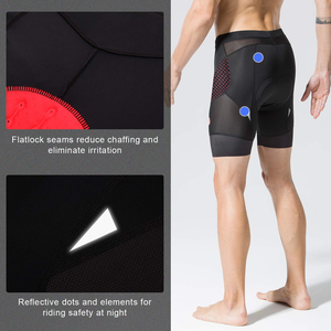 Vente en gros de shorts de cyclisme rembourrés, sous-vêtements de VTT décontractés, collants de cyclisme amples pour le vélo, shorts d'équitation pour VTT - Product Image 5