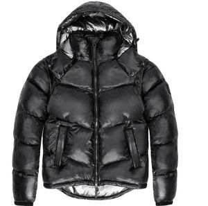 Veste matelassée en nylon durable de qualité supérieure pour hommes, vente en gros, mode d'hiver, vêtements d'extérieur, capuche amovible, doublure en laine, fourrure noire, coupe-vent - Product Image 1