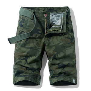 Pantalones Cortos Tácticos Cargo para Hombre 2026, Diseño de Camuflaje, Cintura Media, Cierre de Cremallera, Diseño de Parches, Casuales, para Exteriores, Antiarrugas, 100% Algodón, Talla Grande - Product Image 4