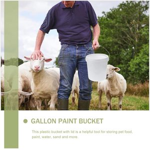 1.5 gallon 7L tái chế nhựa xô trong suốt corny keg với dễ dàng xé nắp cho đồ chơi trẻ em bao bì trống Thùng Thùng - Product Image 2