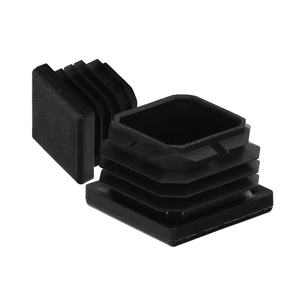 Tappo interno quadrato in plastica 35x35 mm. Nero. Confezione da 200 Unità. - Product Image 1
