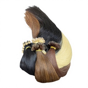 Extensions de cheveux vietnamiennes à bandes adhésives 100g, très lisses, pointes pleines, couleurs personnalisables - Product Image 1