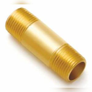 Raccord de tuyau en laiton durable, filetage mâle, raccord court pour applications de plomberie en gros - Product Image 5