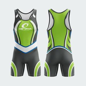 Sleeveless Wrestling <b>Singlets</b> For <b>Men</b> Hot Sale New Arrival Sublimation Wrestling <b>Singlets</b> - Product Image 3