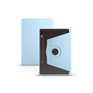 Étui rotatif à 360 degrés bleu pour Samsung Galaxy Tab S9 Plus 10,5 pouces, support pour stylet thermique, housse en acrylique PU PC cuir - Product Image 1